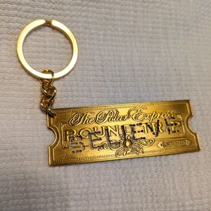 Polar Express Ticket Keychain